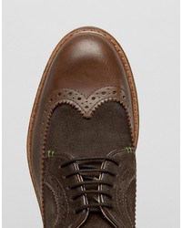 dunkelbraune Brogues von Ben Sherman