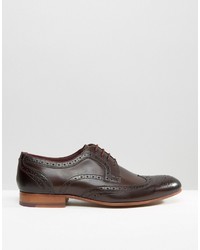 dunkelbraune Brogues von Ted Baker