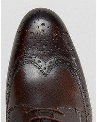 dunkelbraune Brogues von Ted Baker