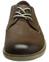 dunkelbraune Business Schuhe von Clarks