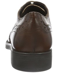 dunkelbraune Business Schuhe von Geox