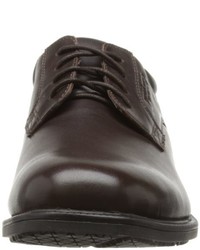 dunkelbraune Business Schuhe von Rockport