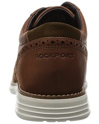 dunkelbraune Business Schuhe von Rockport