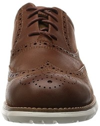 dunkelbraune Business Schuhe von Rockport