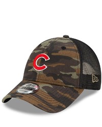 dunkelbraune Camouflage Baseballkappe