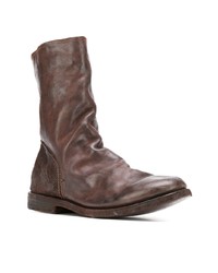 dunkelbraune Chelsea Boots aus Leder von Premiata