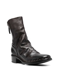 dunkelbraune Chelsea Boots aus Leder von Premiata