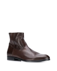 dunkelbraune Chelsea Boots aus Leder von Buttero