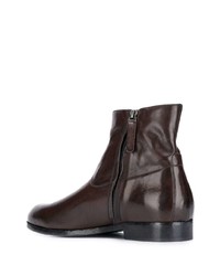 dunkelbraune Chelsea Boots aus Leder von Buttero