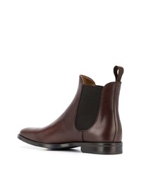 dunkelbraune Chelsea Boots aus Leder von Scarosso