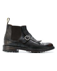 dunkelbraune Chelsea Boots aus Leder von Doucal's