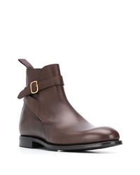 dunkelbraune Chelsea Boots aus Leder von Church's