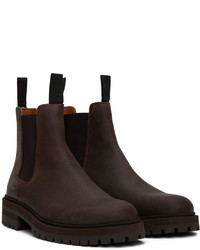 dunkelbraune Chelsea Boots aus Leder von Common Projects