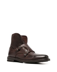 dunkelbraune Chelsea Boots aus Leder von Fratelli Rossetti