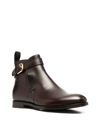 dunkelbraune Chelsea Boots aus Leder von Scarosso