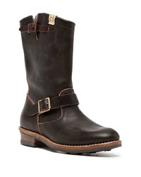 dunkelbraune Chelsea Boots aus Leder von VISVIM