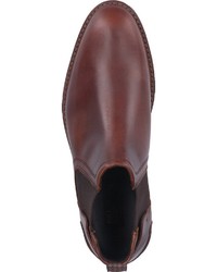 dunkelbraune Chelsea Boots aus Leder von Bullboxer