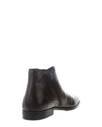 dunkelbraune Chelsea Boots aus Leder von camel active