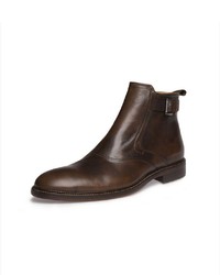 dunkelbraune Chelsea Boots aus Leder von Camp David