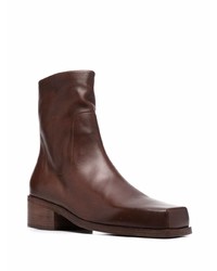 dunkelbraune Chelsea Boots aus Leder von Marsèll