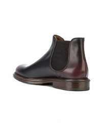 dunkelbraune Chelsea Boots aus Leder von Doucal's