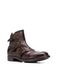 dunkelbraune Chelsea Boots aus Leder von Officine Creative