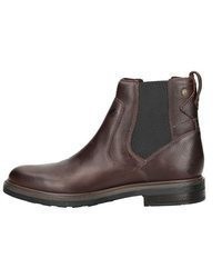dunkelbraune Chelsea Boots aus Leder von Clarks