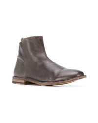 dunkelbraune Chelsea Boots aus Leder von Officine Creative