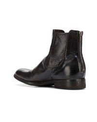 dunkelbraune Chelsea Boots aus Leder von Pantanetti