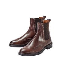 dunkelbraune Chelsea Boots aus Leder von CRICKIT