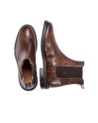 dunkelbraune Chelsea Boots aus Leder von CRICKIT