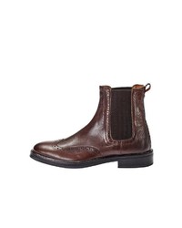 dunkelbraune Chelsea Boots aus Leder von CRICKIT