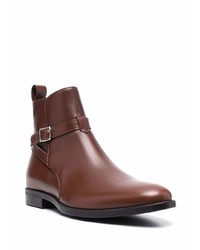 dunkelbraune Chelsea Boots aus Leder von Scarosso