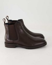 dunkelbraune Chelsea Boots aus Leder von DANIEL KENNETH