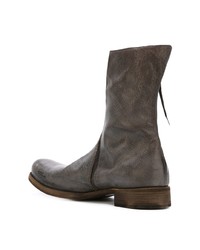 dunkelbraune Chelsea Boots aus Leder von Ma+