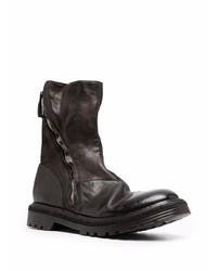 dunkelbraune Chelsea Boots aus Leder von Premiata