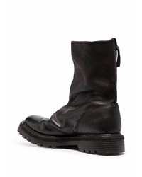 dunkelbraune Chelsea Boots aus Leder von Premiata