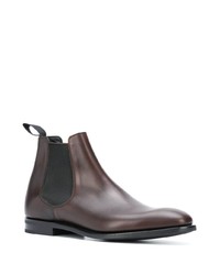 dunkelbraune Chelsea Boots aus Leder von Church's