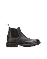 dunkelbraune Chelsea Boots aus Leder von Doucal's