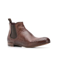 dunkelbraune Chelsea Boots aus Leder von Lidfort