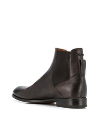 dunkelbraune Chelsea Boots aus Leder von Ermenegildo Zegna XXX