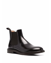 dunkelbraune Chelsea Boots aus Leder von Scarosso