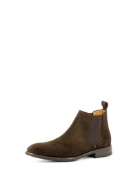 dunkelbraune Chelsea Boots aus Leder von Evita