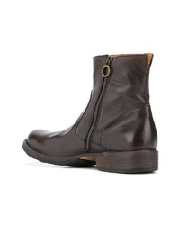 dunkelbraune Chelsea Boots aus Leder von Fiorentini+Baker