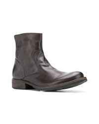 dunkelbraune Chelsea Boots aus Leder von Fiorentini+Baker