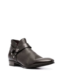 dunkelbraune Chelsea Boots aus Leder von Lidfort