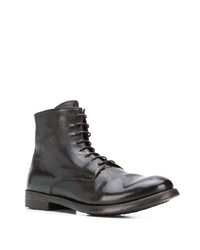 dunkelbraune Chelsea Boots aus Leder von Officine Creative