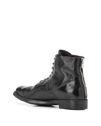 dunkelbraune Chelsea Boots aus Leder von Officine Creative