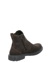 dunkelbraune Chelsea Boots aus Leder von Jomos