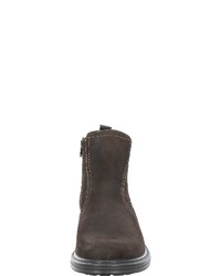 dunkelbraune Chelsea Boots aus Leder von Jomos